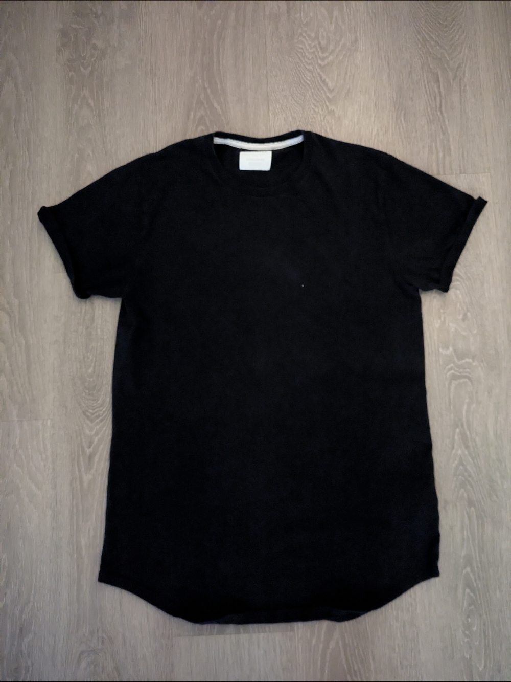 Hollister Longline Curved Hem T-Shirt
